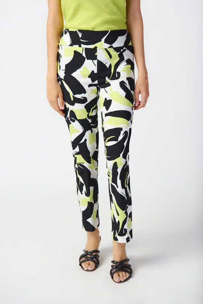 Joseph Ribkoff 231266 Abstract Print Millennium Pull-On Pants