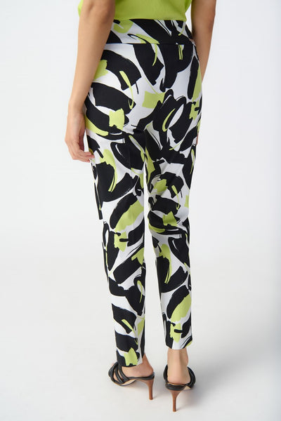 Joseph Ribkoff 231266 Abstract Print Millennium Pull-On Pants