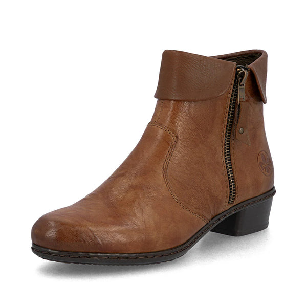 Rieker boot Y07A8 BLACK & BROWN