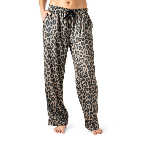 HELLO MELLO HMBOSP  Bow So Lovely Satin Pajama Pants