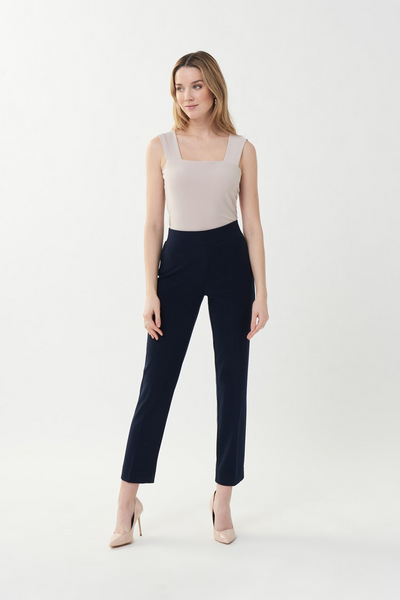 Joseph Ribkoff 143105 Classic Straight Pant in Black & Navy