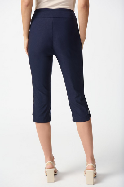 Joseph Ribkoff 242051 Millennium Capri Pull-On Pants in Midnight and moonstone