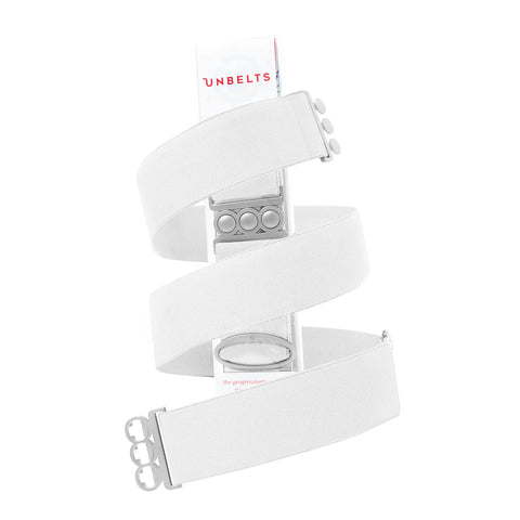 UNBELTS white/silver