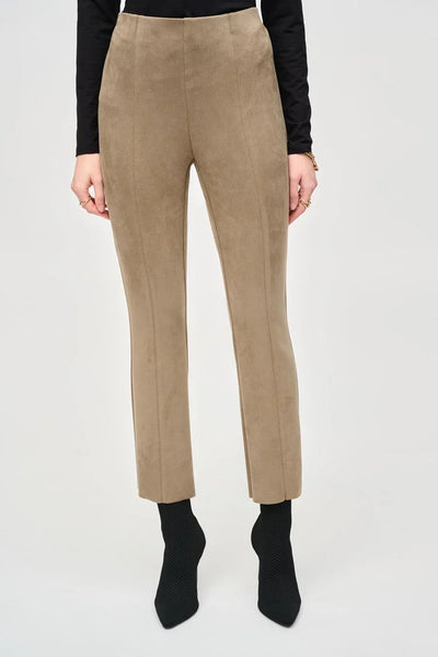 Joseph Ribkoff 243178 Scuba Suede Flared Pants