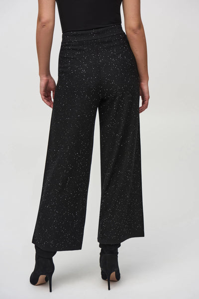 JOSEPH RIBKOFF 244922F25 Sequined Sweater Knit Culotte Pants