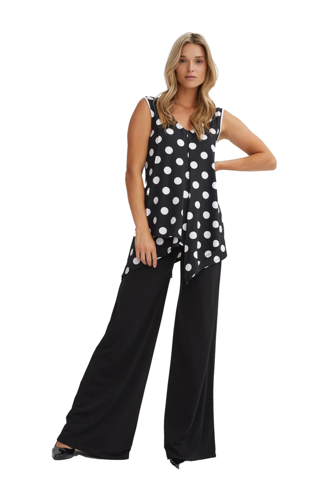 GITANE T25506 V-NECK TUNIC TOP 3 COLOURS