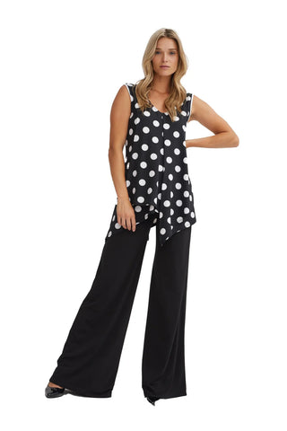 GITANE T25506 V-NECK TUNIC TOP 3 COLOURS