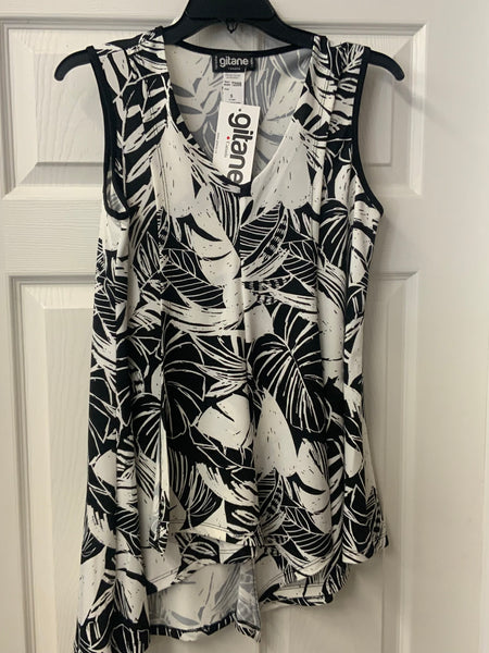 GITANE T25506 V-NECK TUNIC TOP 3 COLOURS