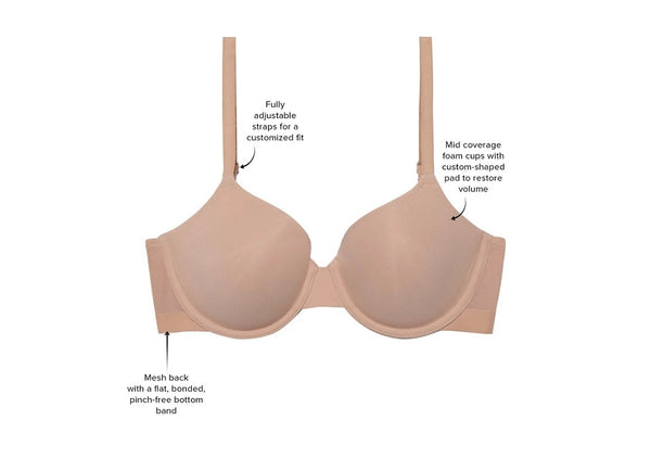 WACOAL 853387 SHAPE REVELATION SHALLOW TOP UNDERWIRE T-SHIRT BRA