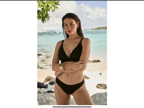 ANITA 8788-1 BIKINI TOP C/D CUP BLACK & AQUA