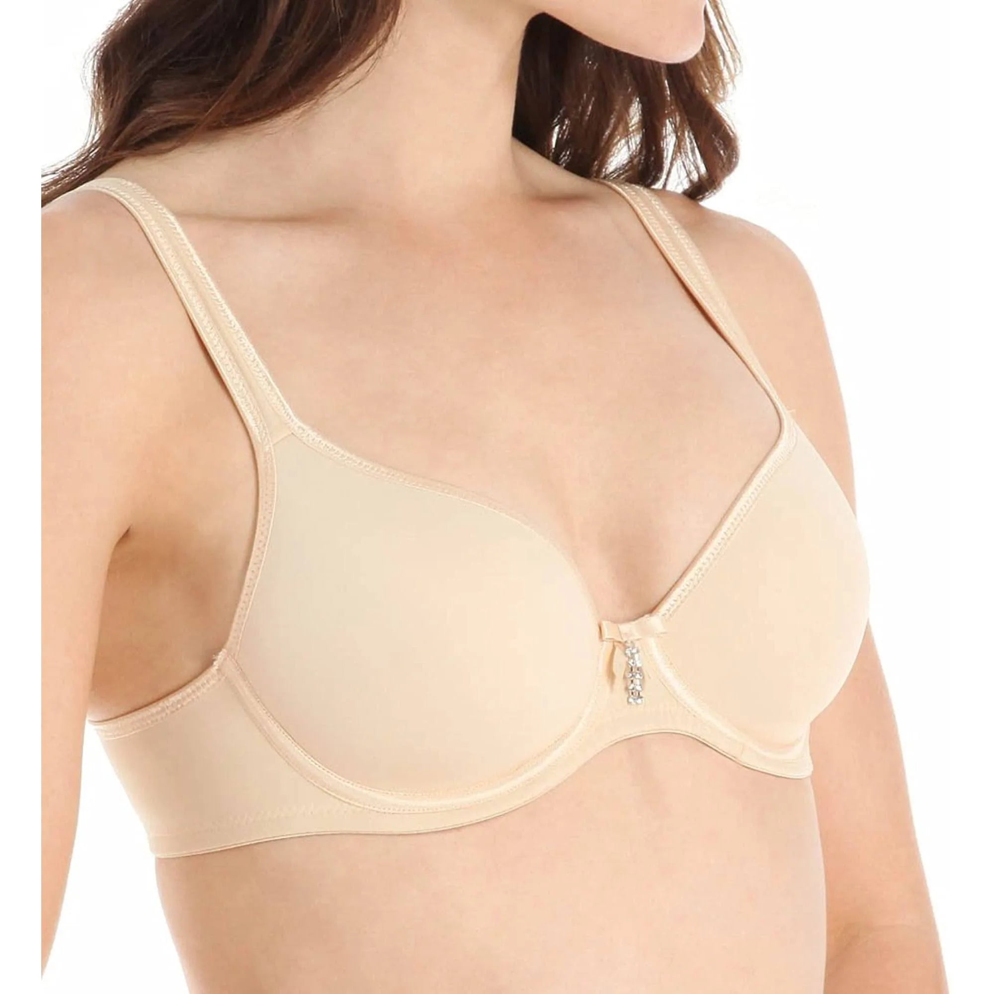 Fitfully Yours B1022 Molded Bra in Nude,Black and Turquoise