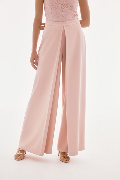 Joseph Ribkoff 251734 Signature | Woven Crepe High Waist Wide Leg Pants