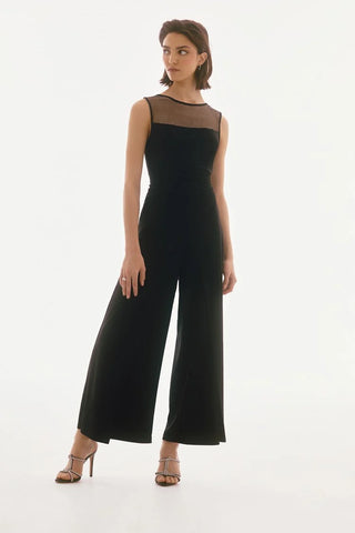 Joseph Ribkoff 251748 Silky Knit Sleeveless Culotte Jumpsuit