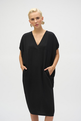 Joseph Ribkoff 252160  Gauze Short Sleeve Cocoon Dress