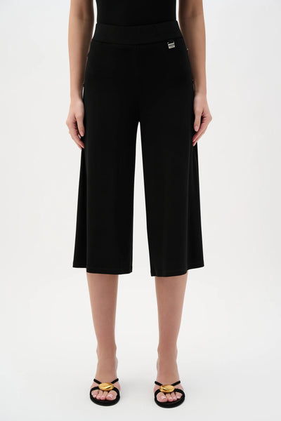 JOSEPH RIBKOFF 262008 Silky knit wide leg culotte pants