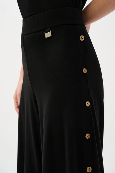 JOSEPH RIBKOFF 262008 Silky knit wide leg culotte pants