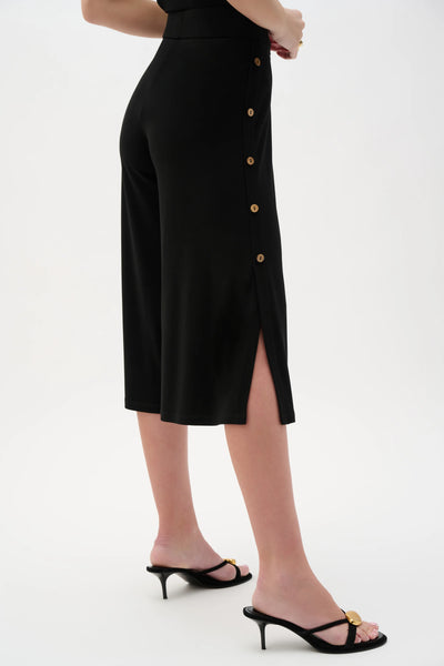JOSEPH RIBKOFF 262008 Silky knit wide leg culotte pants
