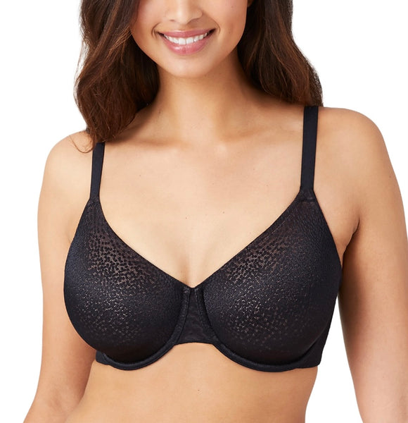 Wacoal 853303 Molded Back Appeal Bra in Rose and Black