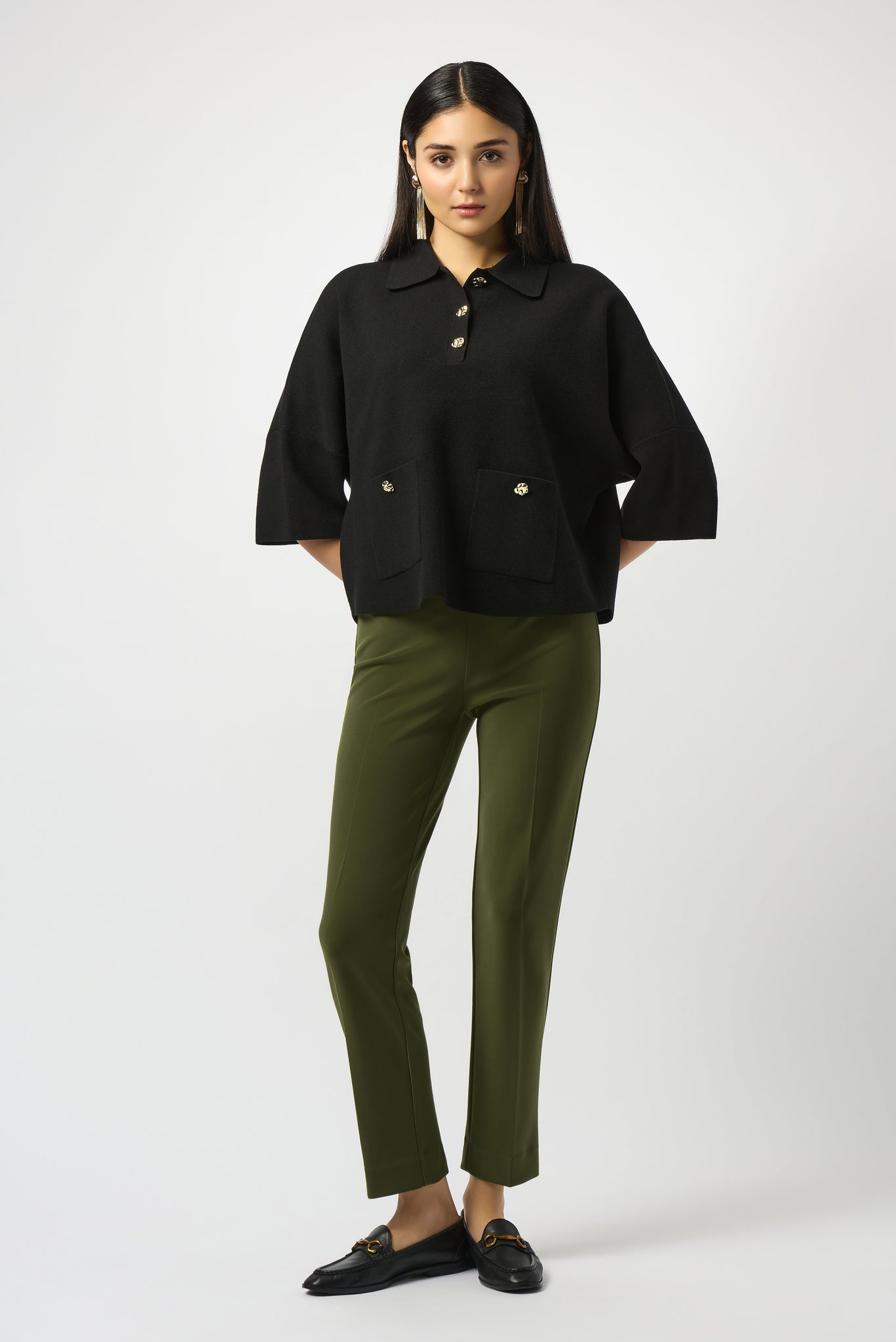 Joseph Ribkoff 143105   Classic Straight Pant in 2 colours