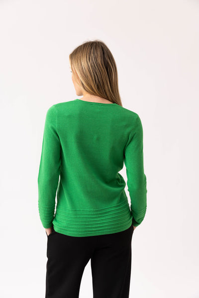 MARBLE 6377 Super soft 100% cotton round neck fitted sweater 2 COLOURS