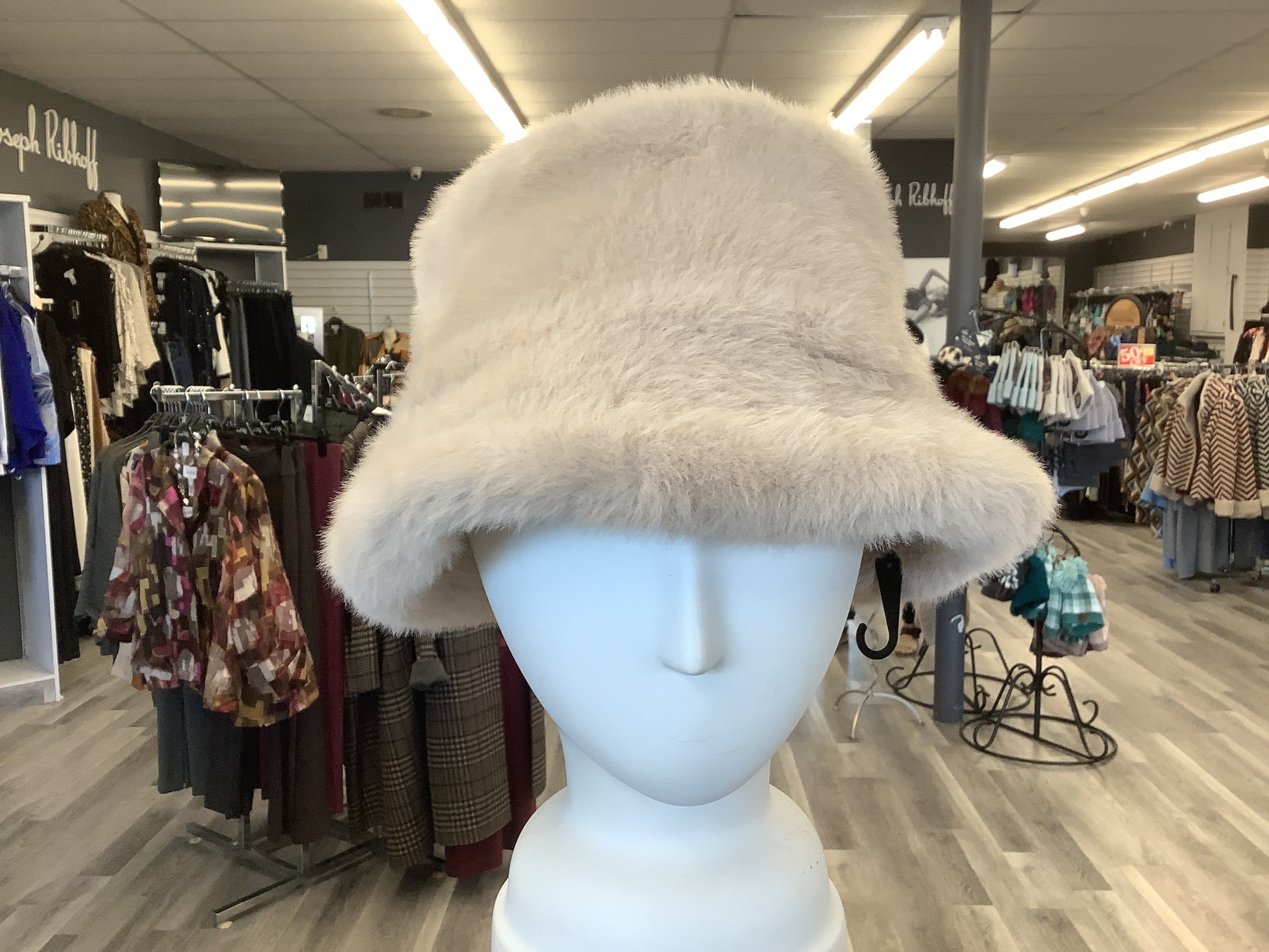 JOSEPH RIBKOFF 253975 FAUX FUR BUCKET HAT