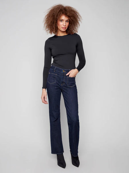 Charlie B C5687 Flare Leg Jeans
