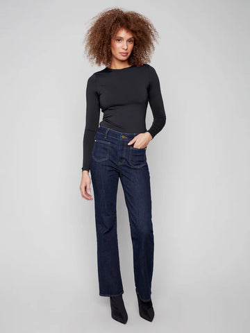 Charlie B C5687 Flare Leg Jeans