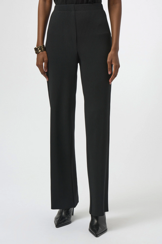 Joseph Ribkoff 254006 Pleated Scuba Crepe Wide-Leg Pants