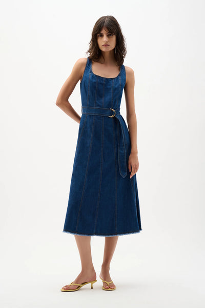 JOSEPH RIBKOFF 262901 DENIM DRESS