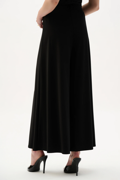 Joseph Ribkoff 262150  Silky Knit Culotte Pull-On Pants With Buckle Detail