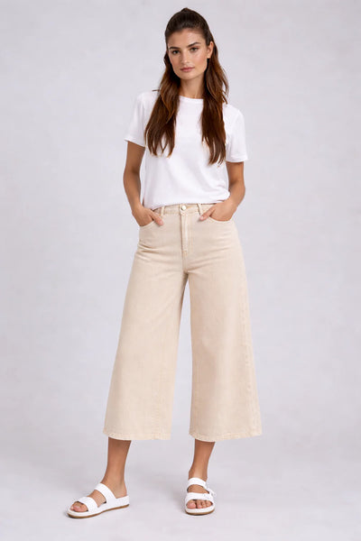 CARREIL PR-22 BLEACHED SAND WASH PREMIUM DENIM GAUCHO LEG