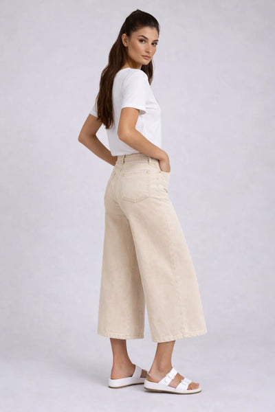 CARREIL PR-22 BLEACHED SAND WASH PREMIUM DENIM GAUCHO LEG