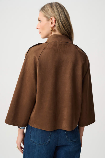 Joseph Ribkoff 263000 Scuba Suede Boxy Jacket