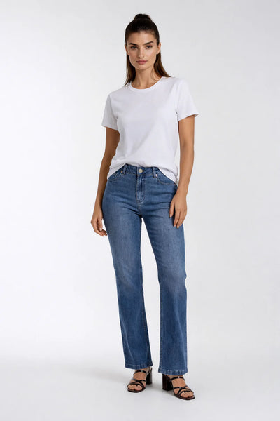 CARRELI T-2031 FEATHER WEIGHT TENCEL RELAXED STRAIGHT