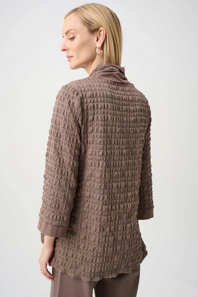 Joseph Ribkoff 263095 Bubble Jacquard & Memory Straight Top