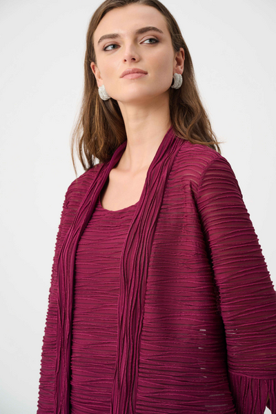 Joseph Ribkoff 263755 Signature | Sparkle Cascade 2 piece Jacket With Cami