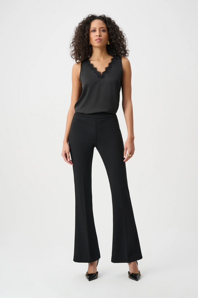Joseph Ribkoff 263234 Scuba Crepe Flared Pull-On Pants