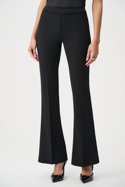 Joseph Ribkoff 263234 Scuba Crepe Flared Pull-On Pants