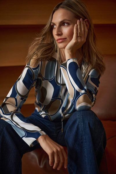 JOSEPH RIBKOFF 263071  BLOUSE