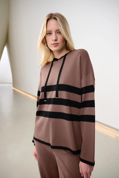JOSEPH RIBKOFF 263626 HOODED TOP