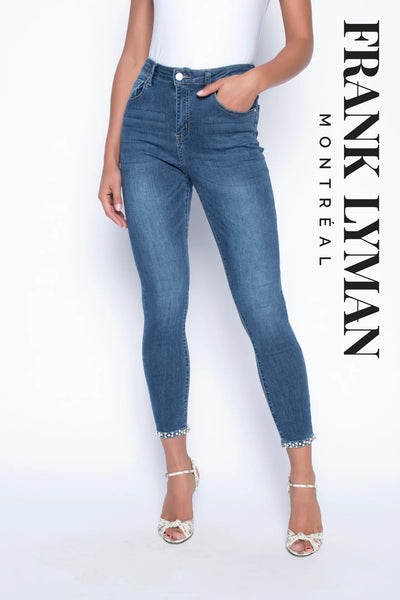 FRANK LYMAN 190117U JEANS WITH BOW