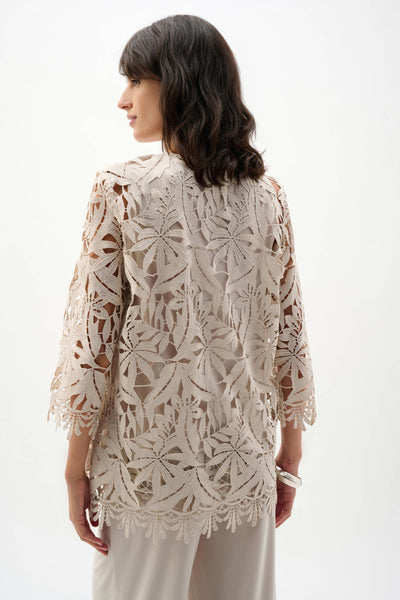Joseph Ribkoff 262096 Guipure Lace Straight Cover-Up