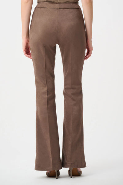 JOSEPH RIBKOFF 263160 Scuba Suede Flared Pull-On Pants