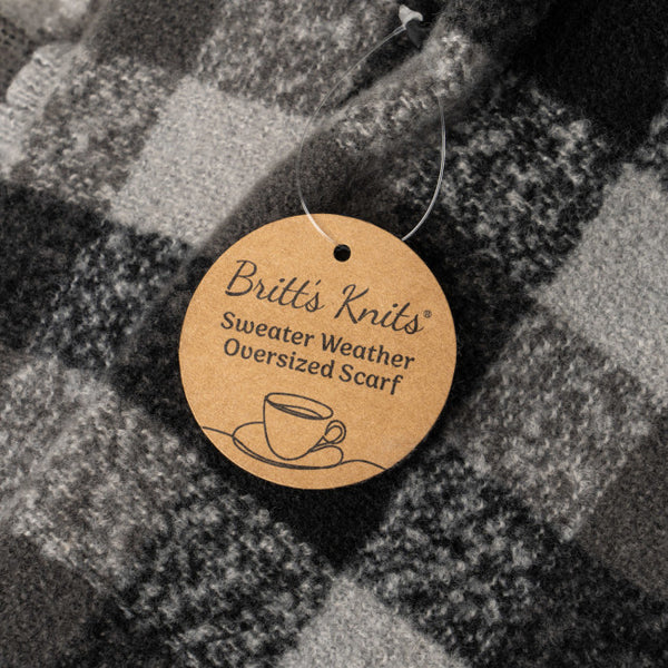 BRITT'S KNITS BKSWS SWEATER WEATHER COLLECTION OVERSIZED SCARF 4 COLOURS