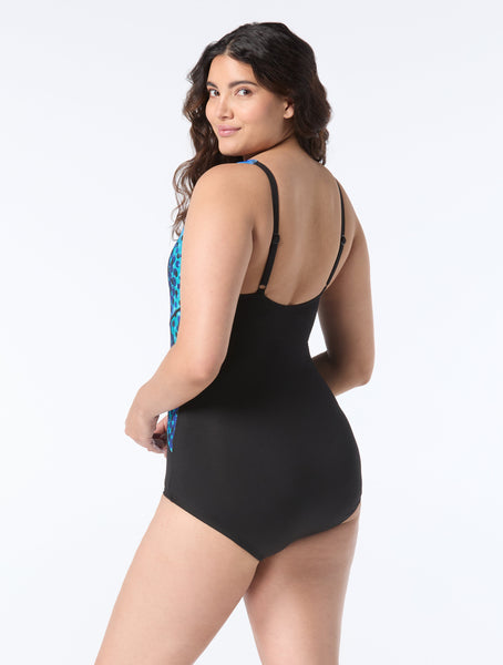 GABAR G4J215P HIGH NECK ONE-PIECE PLUS SIZE SWIMSUIT