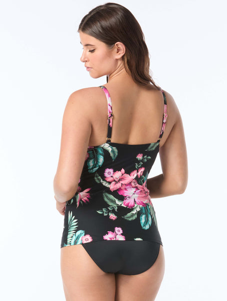 COCO REEF U5F075 AURA RUFFLE TANKINI DD CUP