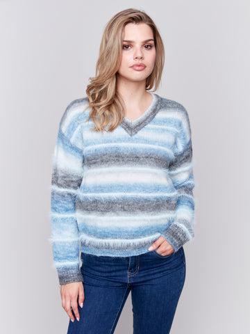 CHARLIE B C2758 KNIT SWEATER