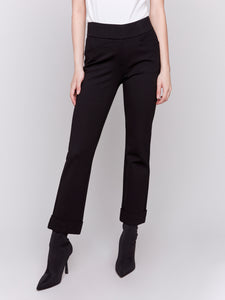 CHARLIE B C5526 GUTSY PDR CUFFED PANT- 2 COLOURS