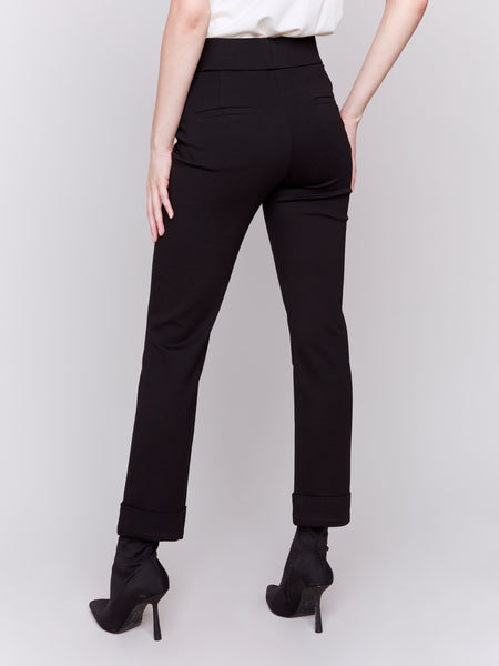 CHARLIE B C5526 GUTSY PDR CUFFED PANT- 2 COLOURS