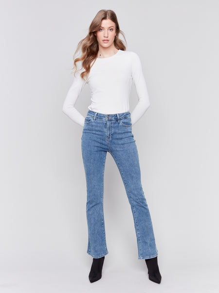 CHARLIE B C5533 BOOTCUT PANT-2 COLOURS